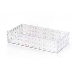Arthi - Caixa Organizadora Plástico Ps Cristal Transparente 6x14x28 Cm 2,2l