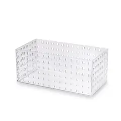 Arthi - Caixa Organizadora Plástico Ps Cristal Transparente 12x14x28 Cm 4,3l