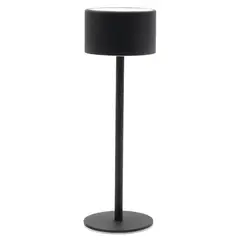 Just Home Collection - Luminária de Mesa Recarregável Cct Preta