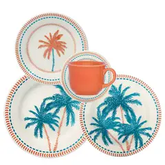 Donna Biona Oxford - Aparelho de Jantar/chá com 20 Peças Caribe -