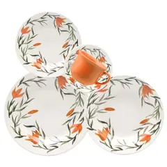 Donna Biona Oxford - Aparelho de Jantar/chá com 20 Peças Lirios -