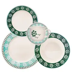 Donna Biona Oxford - Aparelho de Jantar/chá com 20 Peças Bosque -