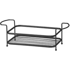 Passerini - Porta Temperos Condimentos Suporte Grande Aço Preto