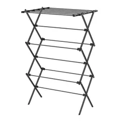 Kleine Wolke - Varal de Roupa Dobrável 3 Níveis 74x59x115