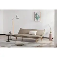 Just Home Collection - Sofá Cama 3 Lugares Bege Sochi 165 Cm