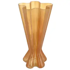 Just Home Collection - Vaso de Vidro Laranja 30cm Nr