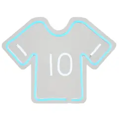 Just Home Collection - Luminária de Mesa Neon Camisa Mundial