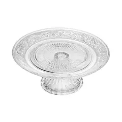 undefined - Prato Para Bolo De Vidro Com Pé Angel 25,5cm