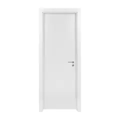 Rocha Porta Pronta - Kit Porta Mdf 70x210x35 Batente 11cm Super Branco New Rocha