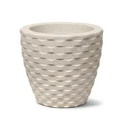 Nutriplast - Vaso Redondo Elo 22cm Cimento Nutriplan