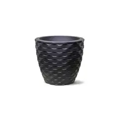 Nutriplast - Vaso Redondo Elo 35cm Preto Nutriplan