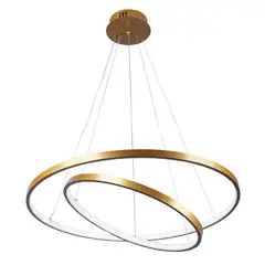 Viena Luz - Pendente Led Dourado 40/60Cm 3 Temp