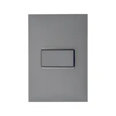 Legrand - 1 Conjunto Completo Interruptor Simples 10a 4x2 Cinza Pial Plus+