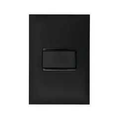 Legrand - 1 Conjunto Completo Interruptor Simples 10a 4x2 Preta Pial Plus+