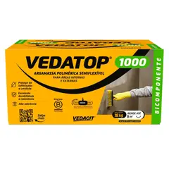 Vedacit - Argamassa Polimerica Vedatop 1000 18kg
