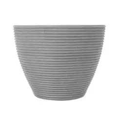 Vasap - Vaso Cone Baixo Riscato 28m Cinza