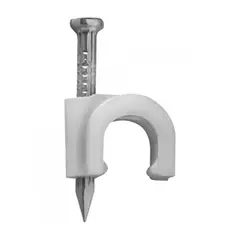 Mxt - Fixa Fio Chato 6mm Bc C/ 25pcs