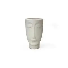 Nutriplast - Vaso Face Homem 24cm Cimento