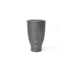 Nutriplast - Vaso Face Homem 24cm Preto