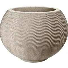 Nutriplast - Vaso Ondulado 26cm Granito