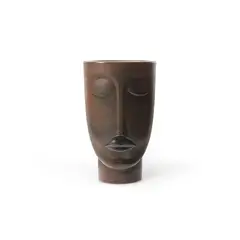Nutriplast - Vaso Face Homem 36cm Cafe