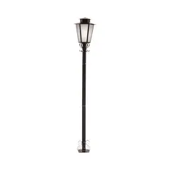 Lustres Ideal - Poste Colonial Sextavado Aco 176cm