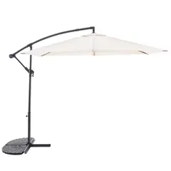 Just Home Collection - Ombrelone Lateral 3x3 Metros Natural