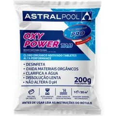 Astralpool - Pastilha de Cloro 200g 5 em 1 Oxypower