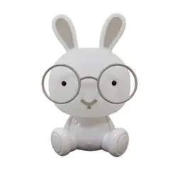 Just Home Collection - Luminária Infantil Rabbit Lens Branca