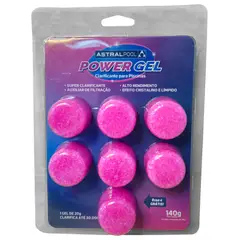 Astralpool - Power Gel 140g Blister com 7 Pastilhas