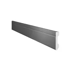 Gart - Rodapé Cinza Frisado 240x7x1,3cm