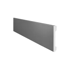 Gart - Rodapé Cinza Liso 240x10x1,3cm