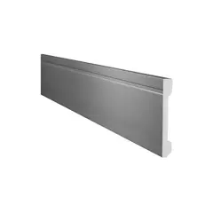 Gart - Rodapé Cinza Frisado 240x10x1,3cm