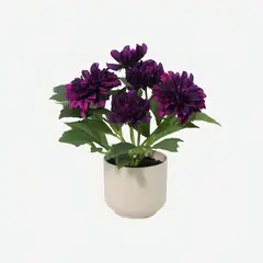 Just Home Collection - Planta Artificial Dahlia Púrpura