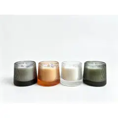Just Home Collection - Vela Vidro Textura 7cm
