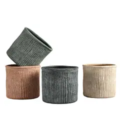 Just Home Collection - Vaso Cerâmico Texturizado 13cm