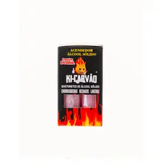 KI-CARVÃO - Bastonete Estojo com 4 peças Álcool Sólido