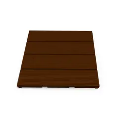 undefined - Mini Deck Wood 30x30cm Tabaco Organize