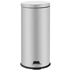 Just Home Collection - Lixeira Redonda com Pedal 30L em Aço