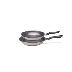 Brinox - Conjunto de 2 Frigideiras Ceramic Life Revestimento Ceramico Ø16 Ø20 Naturalle Champanhe