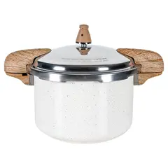 Brinox - Panela de Pressao Ceramic Life Revestimento Ceramico Pressure Alça com Indução 5,4litros Vanilla