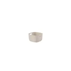 Brinox - Caixa Organizadora Coza Puffer 2,8litros 19,2x19,2x11,1cm Bege