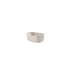 Brinox - Caixa Organizadora Coza Puffer 4litros 26,3x19,2x11,1cm Bege