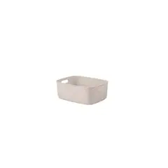 Brinox - Caixa Organizadora Coza Puffer 12litros 38x28,5x14,2cm Bege