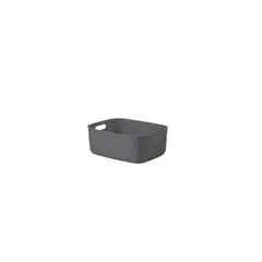 Brinox - Caixa Organizadora Coza Puffer 12litros 38x28,5x14,2cm Cinza