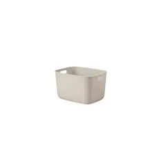 Brinox - Caixa Organizadora Coza Puffer 19litros 38x28,5x22cm Bege