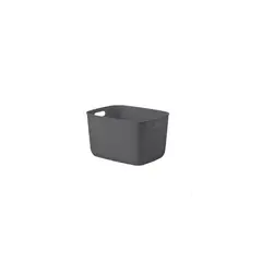 Brinox - Caixa Organizadora Coza Puffer 19litros 38x28,5x22cm Cinza