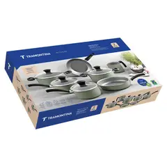 Tramontina - Jogo de Panelas Michigan Verde 7 Peças