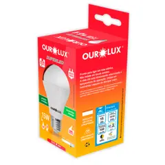Ourolux - Lâmpada Bulbo 15w 3000k