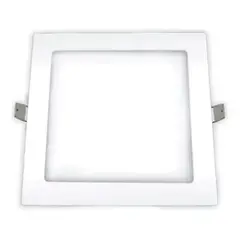 Ourolux - Painel Led Super Eco Branco 24w 2700k Quadrado Embutir